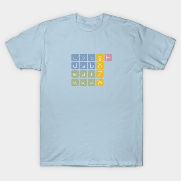 Elementary Particles T-Shirt by acrossTPB